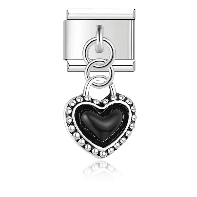 Heart Eye Shell Dinosaur Charm  DJTop19