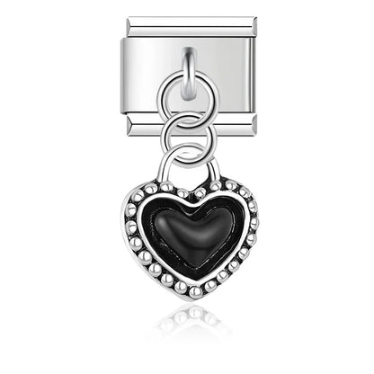 Enamel Owl & Wisdom Dangle Charm for Charm Bracelets