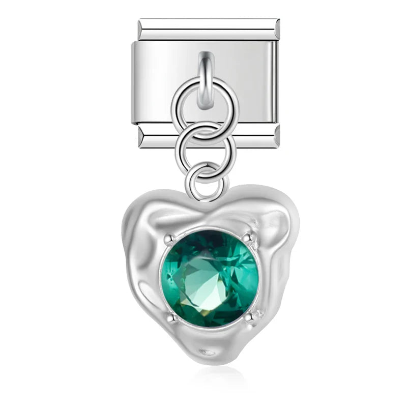 Heart Eye Shell Dinosaur Charm  DJTop19