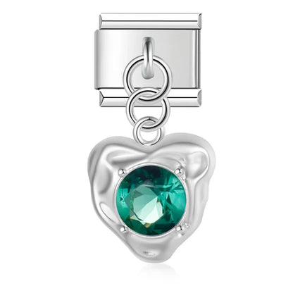 Enamel Owl & Wisdom Dangle Charm for Charm Bracelets
