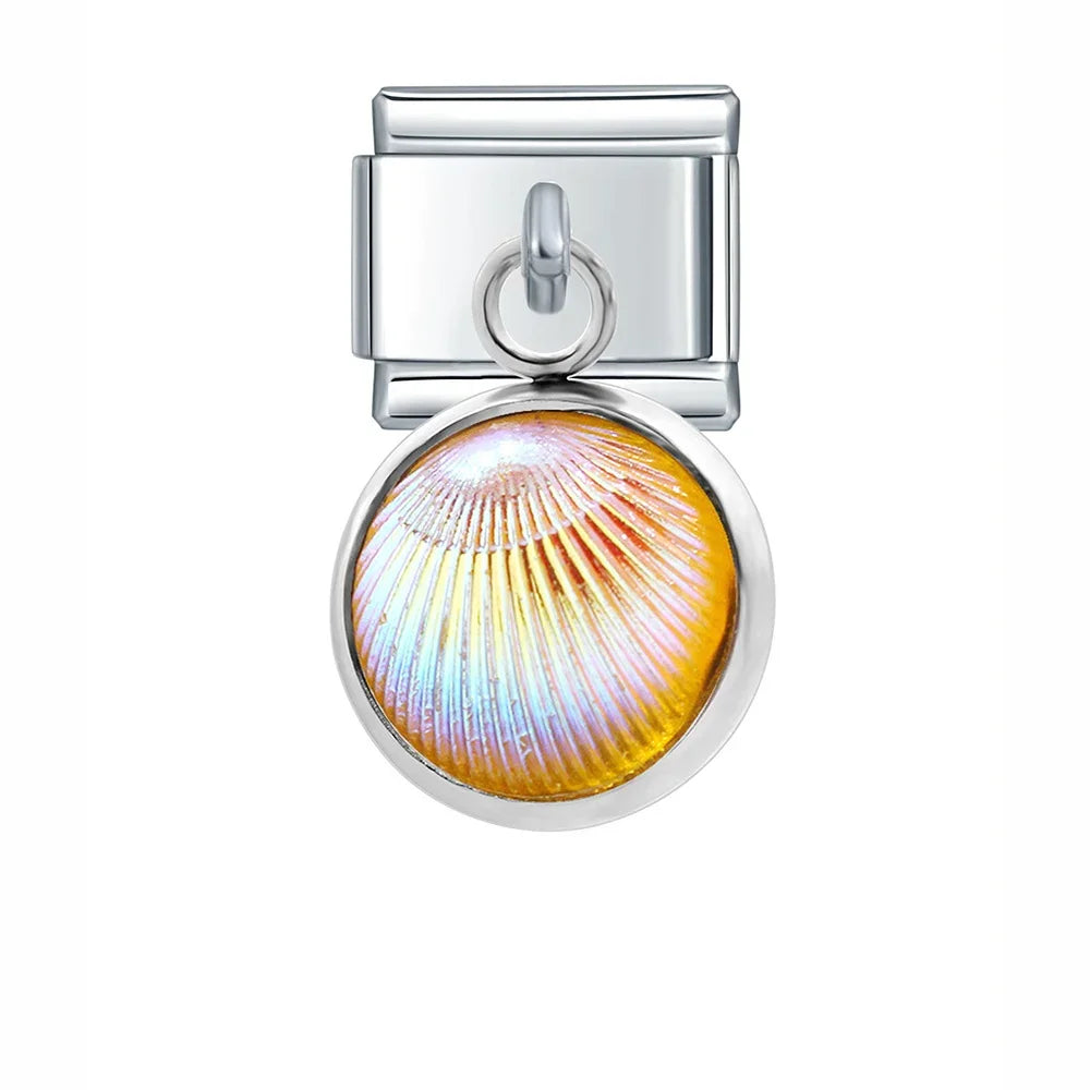 Heart Round Fish Scales DJ166