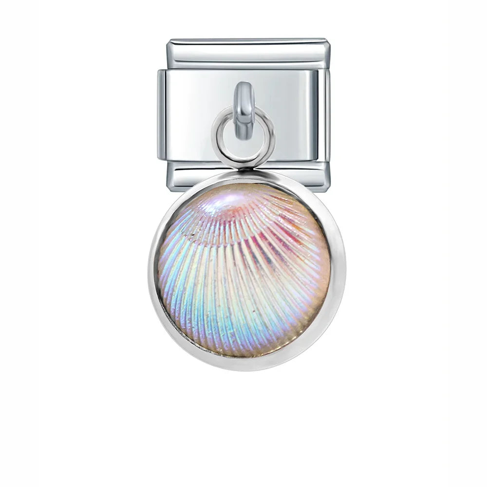 Heart Round Fish Scales DJ166