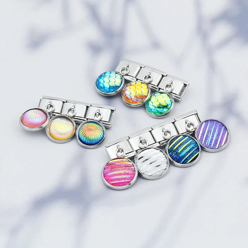 Heart Round Fish Scales DJ166