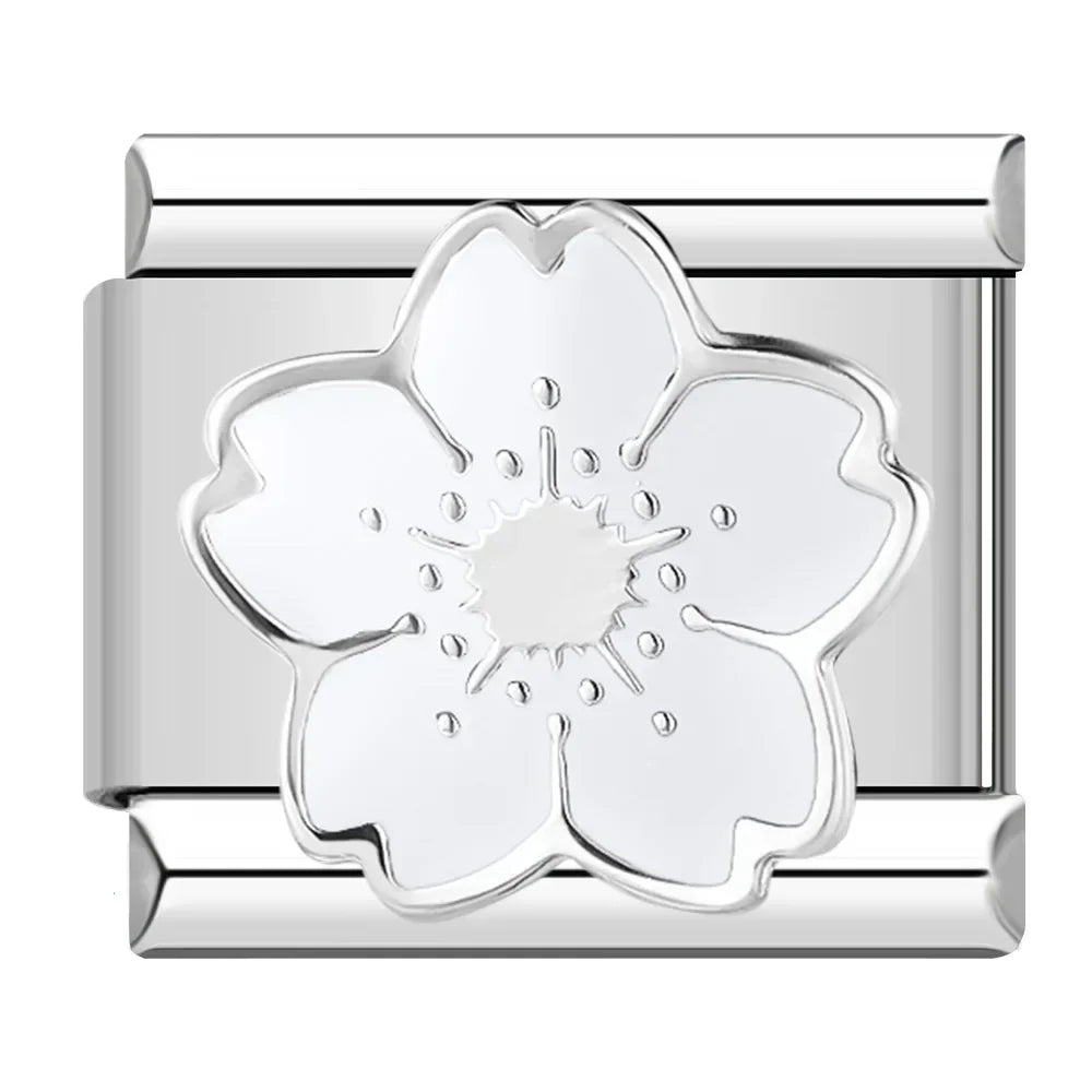 Heart Star Italian Charm DJ597