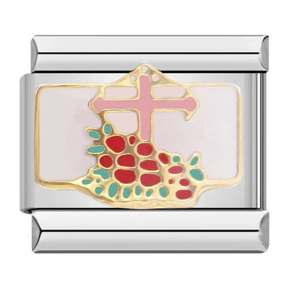 Word & Slogan Italian Charms — Jesus, Dream, Loved, Rebel, I Love You & More