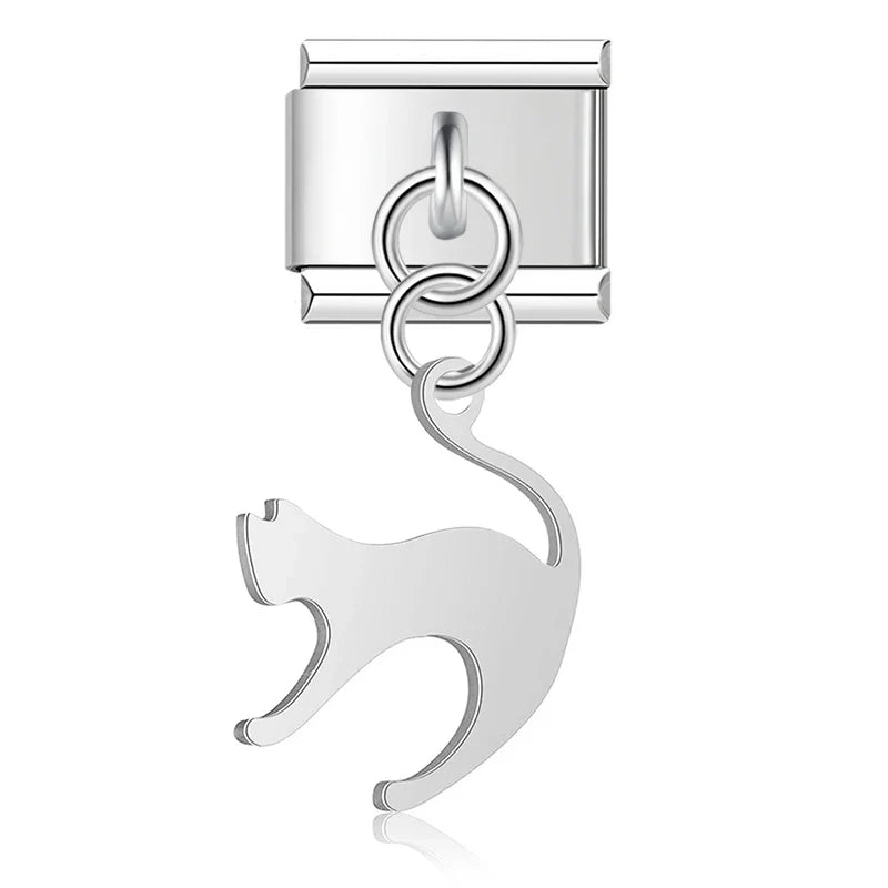 Sweet Cat Cat Owl charms