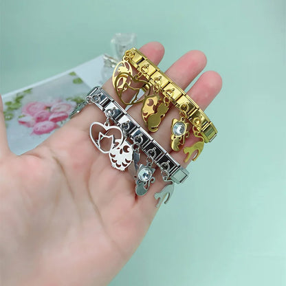 Sweet Cat & Owl Dangle Charms in Silver & Gold