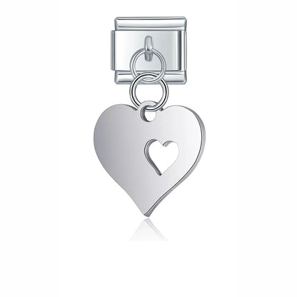 The Silver Symbols & Icons Dangle Charm Collection