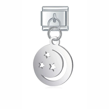 The Silver Symbols & Icons Dangle Charm Collection