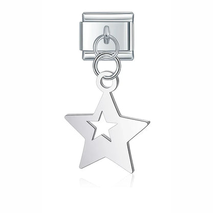 The Silver Symbols & Icons Dangle Charm Collection