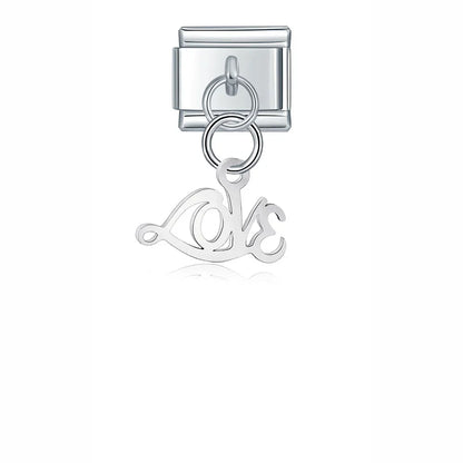 The Silver Symbols & Icons Dangle Charm Collection