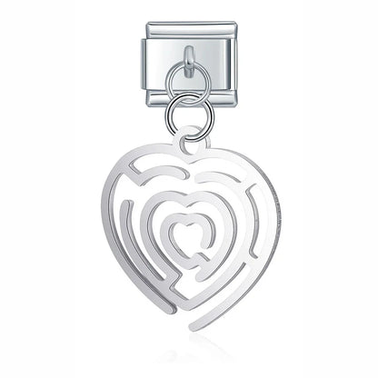 The Silver Symbols & Icons Dangle Charm Collection