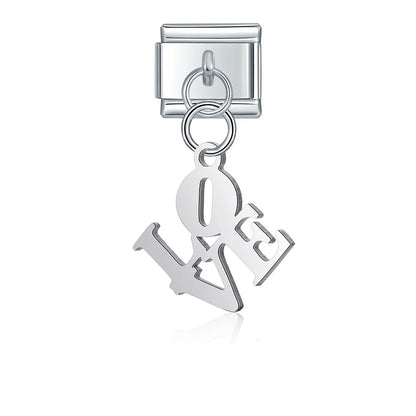 The Silver Symbols & Icons Dangle Charm Collection