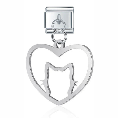 The Silver Symbols & Icons Dangle Charm Collection