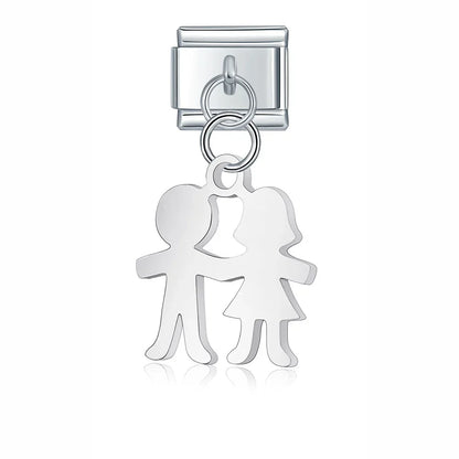 The Silver Symbols & Icons Dangle Charm Collection