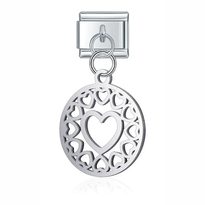 The Silver Symbols & Icons Dangle Charm Collection