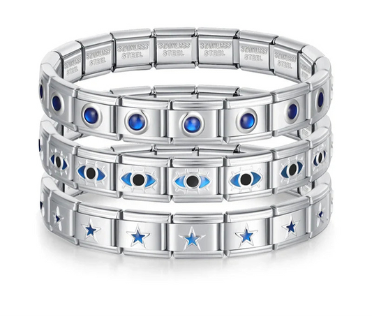 Blue Heart Round Star G125