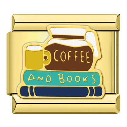 Golden Coffee, 90s Baby & Strawberry Italian Charms — Nostalgia & Sweet Designs