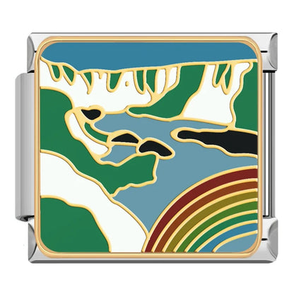 Wildlife & Global Wonders Italian Charms — Bolivia, Ayers Rock, Sydney, Easter Island & More