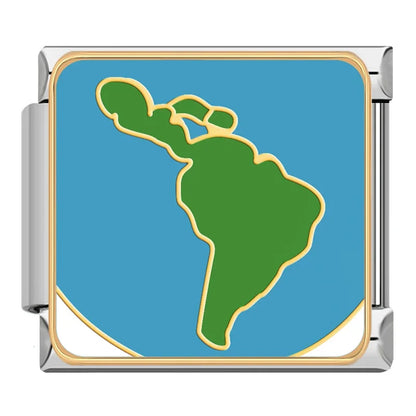 Wildlife & Global Wonders Italian Charms — Bolivia, Ayers Rock, Sydney, Easter Island & More