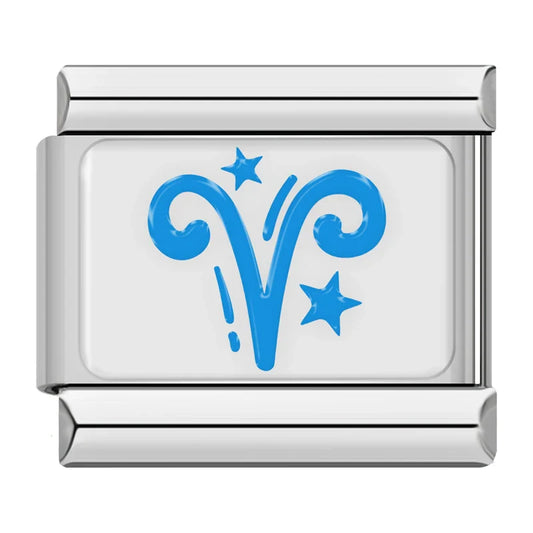 Colorful Zodiac & Astrology Italian Charm