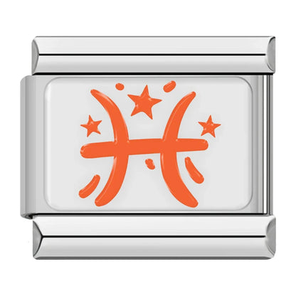 Colourful Zodiac & Astrology Italian Charms — Star Signs, Horoscope & Celestial Bracelet Links