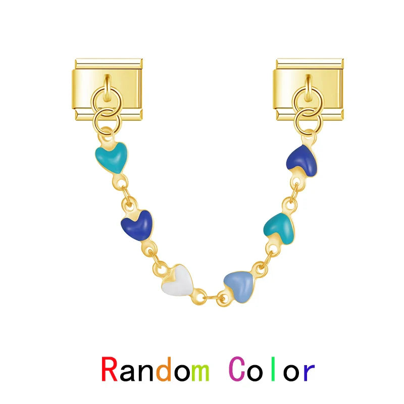 Stainless Steel Heart Chain DJ1380