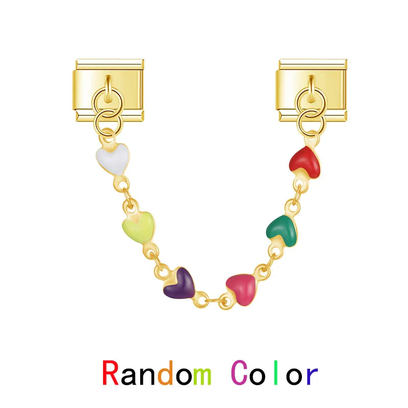 Stainless Steel Heart Chain DJ1380