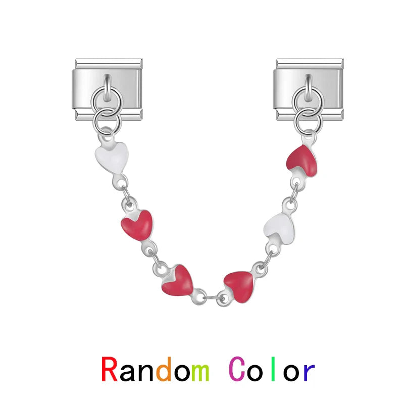 Stainless Steel Heart Chain DJ1380