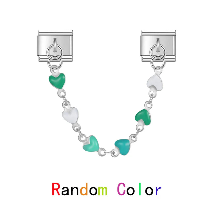 Stainless Steel Heart Chain DJ1380