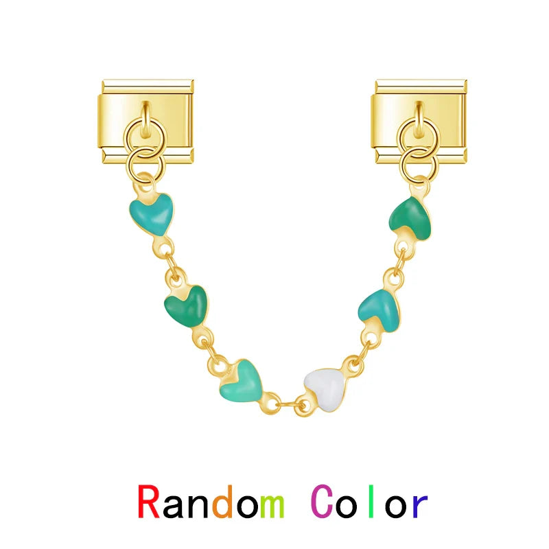 Stainless Steel Heart Chain DJ1380