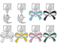 The Moon, Star & Bowknot Dangle Charm