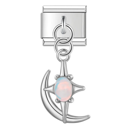 The Moon, Star & Bowknot Dangle Charm