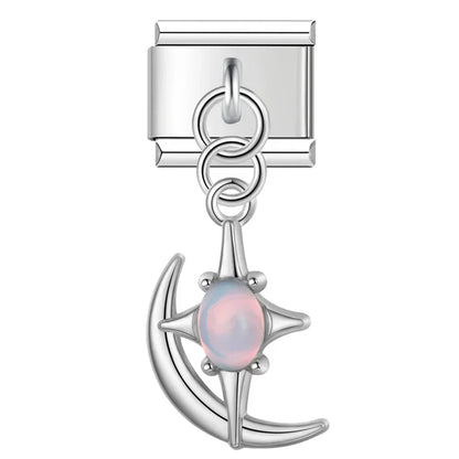 The Moon, Star & Bowknot Dangle Charm