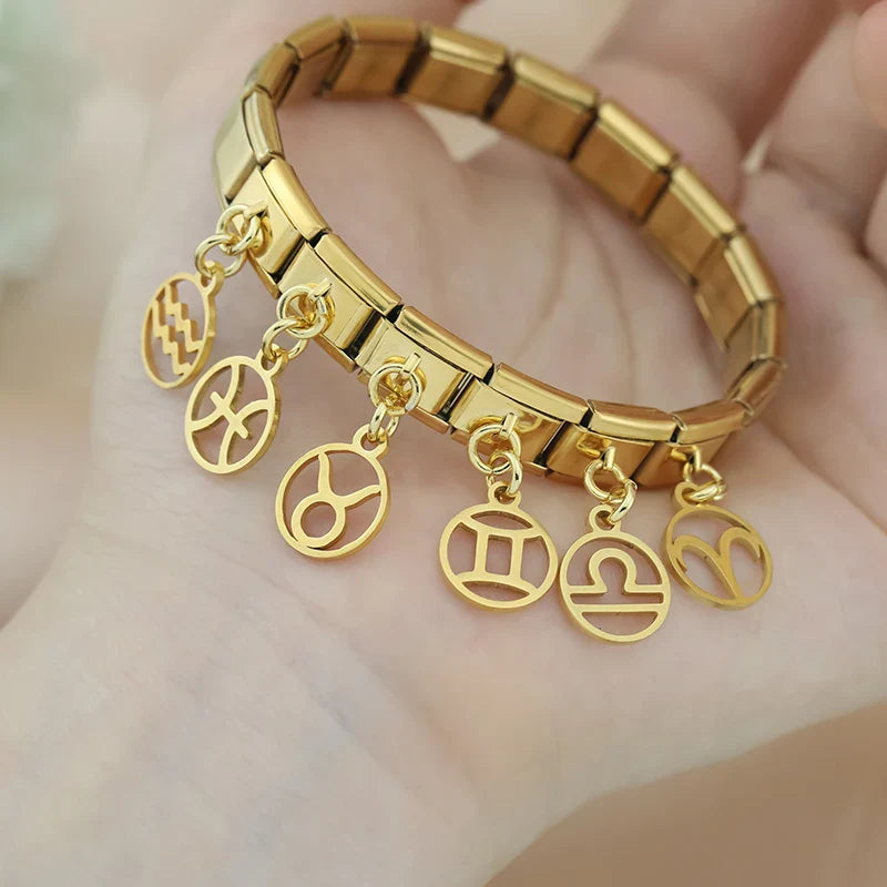 12 Constellation Italian Charms Link DJ1214