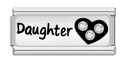 Double Width Italian Charms — Crystal Pavé, Best Friends, Angel Wings, Love & More