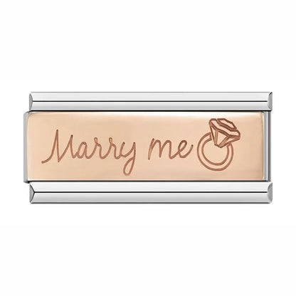 Double Width Italian Charms — Crystal Pavé, Best Friends, Angel Wings, Love & More