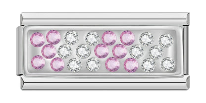 Double Width Italian Charms — Crystal Pavé, Best Friends, Angel Wings, Love & More