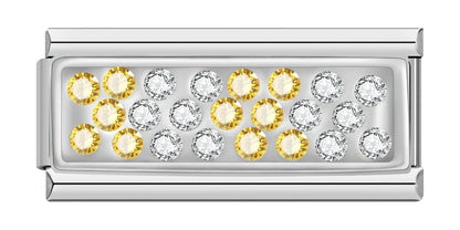 Double Width Italian Charms — Crystal Pavé, Best Friends, Angel Wings, Love & More
