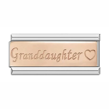 Double Width Italian Charms — Crystal Pavé, Best Friends, Angel Wings, Love & More
