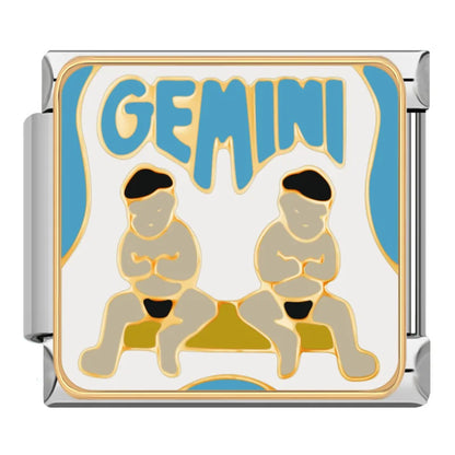Retro Zodiac & Astrology Italian Charms — All 12 Star Signs on 9mm Bracelet Links