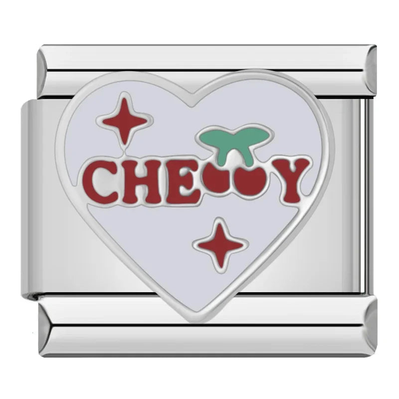 Romantic Heart Love Charms Italian  ZH031