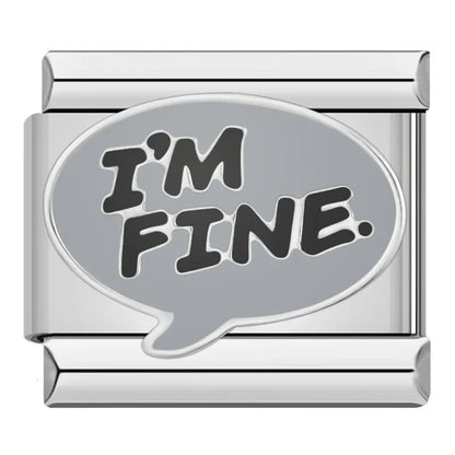 Daily Moods & Sassy Statement Italian Charms — Funny, Bold & Relatable Bracelet Links