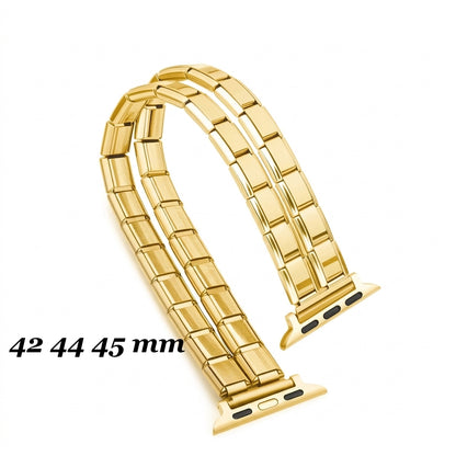 Double Band Apple Watch Charm Bracelet Adapter — Italian Charm Compatible Apple Watch Band