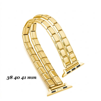 Double Band Apple Watch Charm Bracelet Adapter — Italian Charm Compatible Apple Watch Band