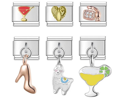 Enamel Snail & Garden Creature Dangle Charm for Charm Bracelets