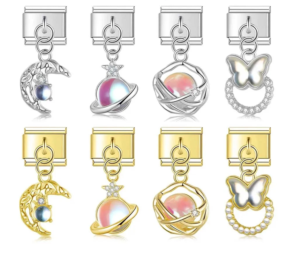 Bowknot Planet Butterfly Moon DJ800