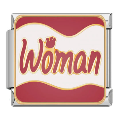 Feminine Beauty & Lifestyle Italian Charms — Woman, Stiletto, Lips, Be Nice & Cocktail Links