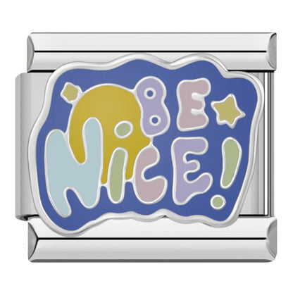 Feminine Beauty & Lifestyle Italian Charms — Woman, Stiletto, Lips, Be Nice & Cocktail Links