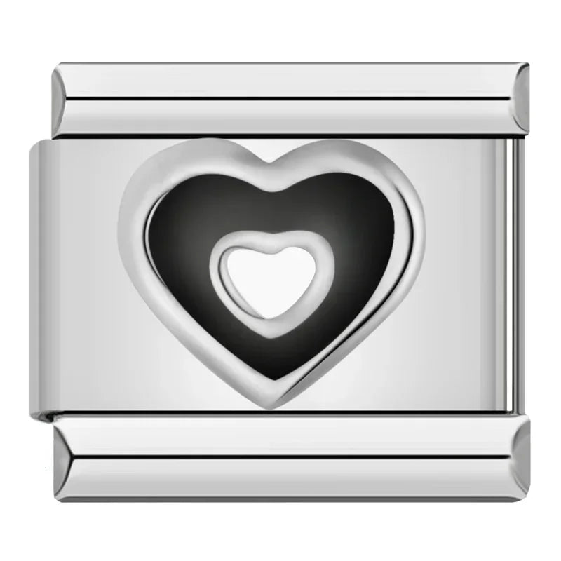 Daisy Heart Flower Butterfly Cross  DJ001